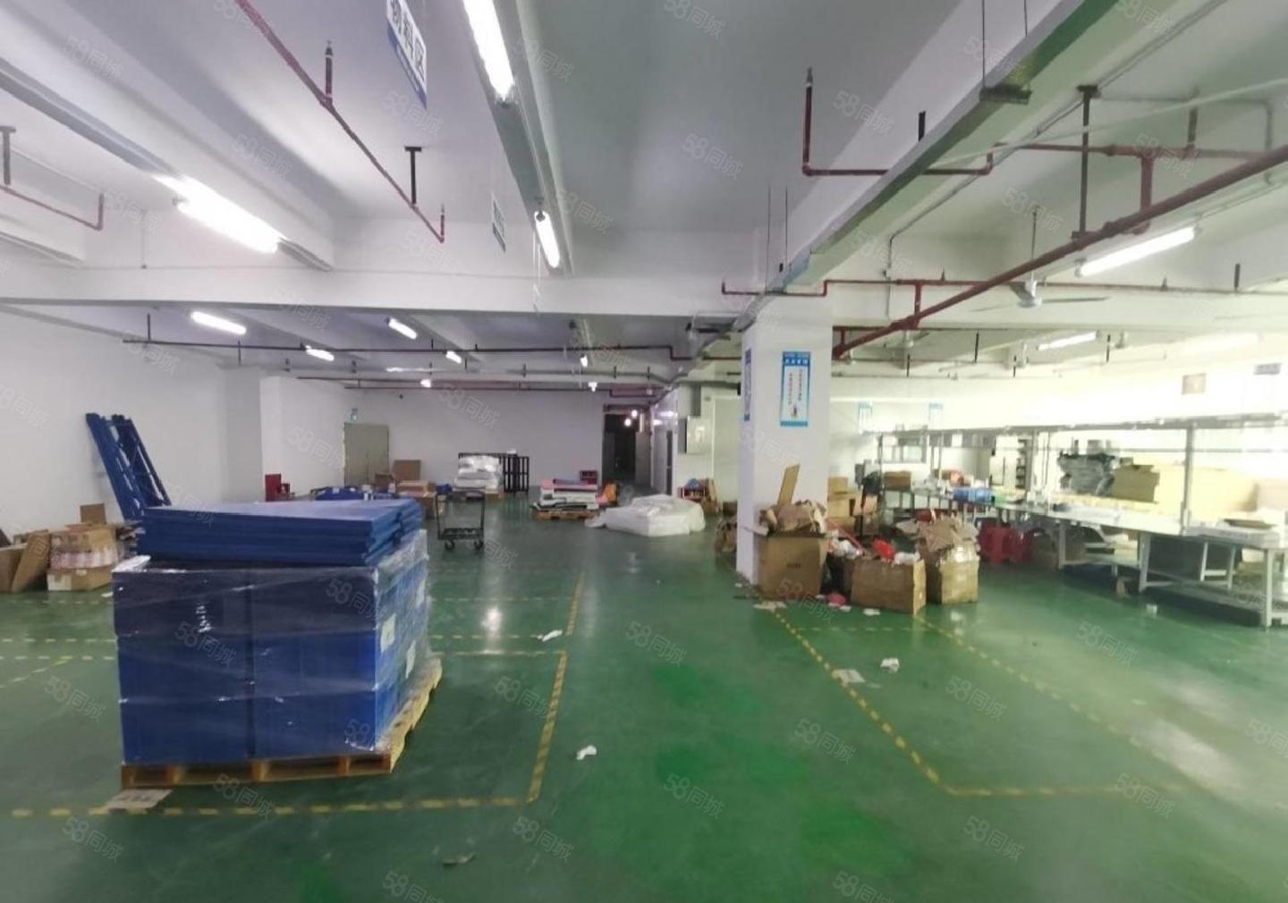 松岗地铁口楼上2050平带精装修 厂房出租