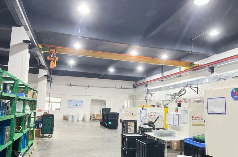 宝安沙井后亭工业区独院厂房出租一楼带行车精装1580平高6米