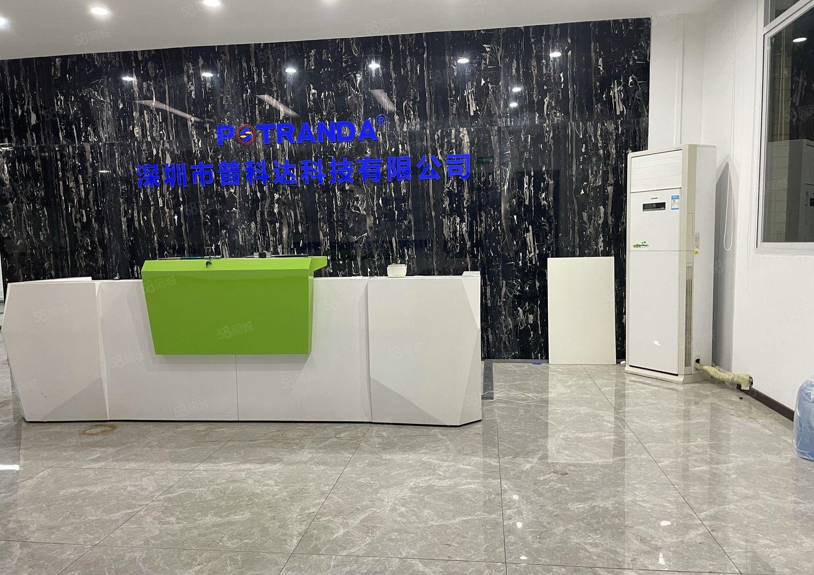 西乡主干道边1000平精装修厂房带空调傢私出租降价