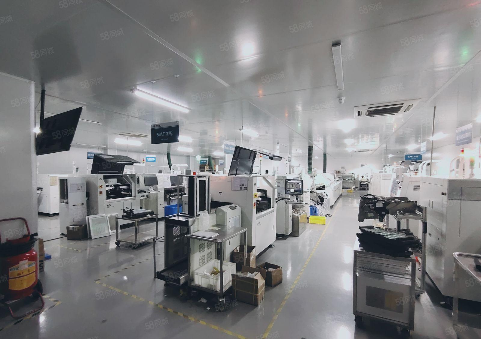 福永桥头无尘车间厂房出租1800现成装修SMT洁净车间拉线