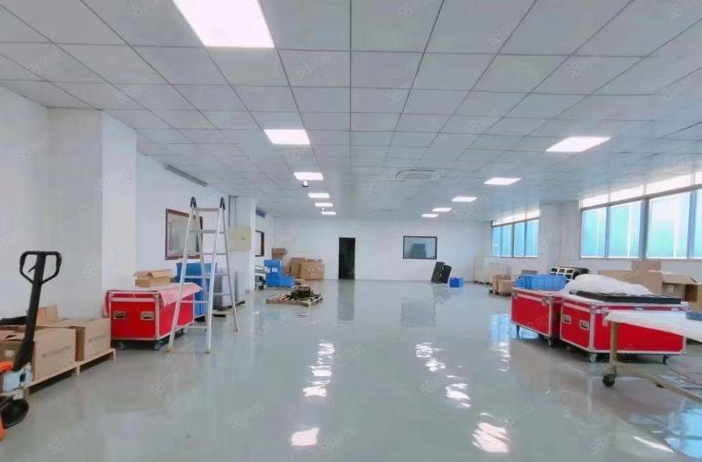 石岩原房东花园厂房1500平出租带装修大气前台