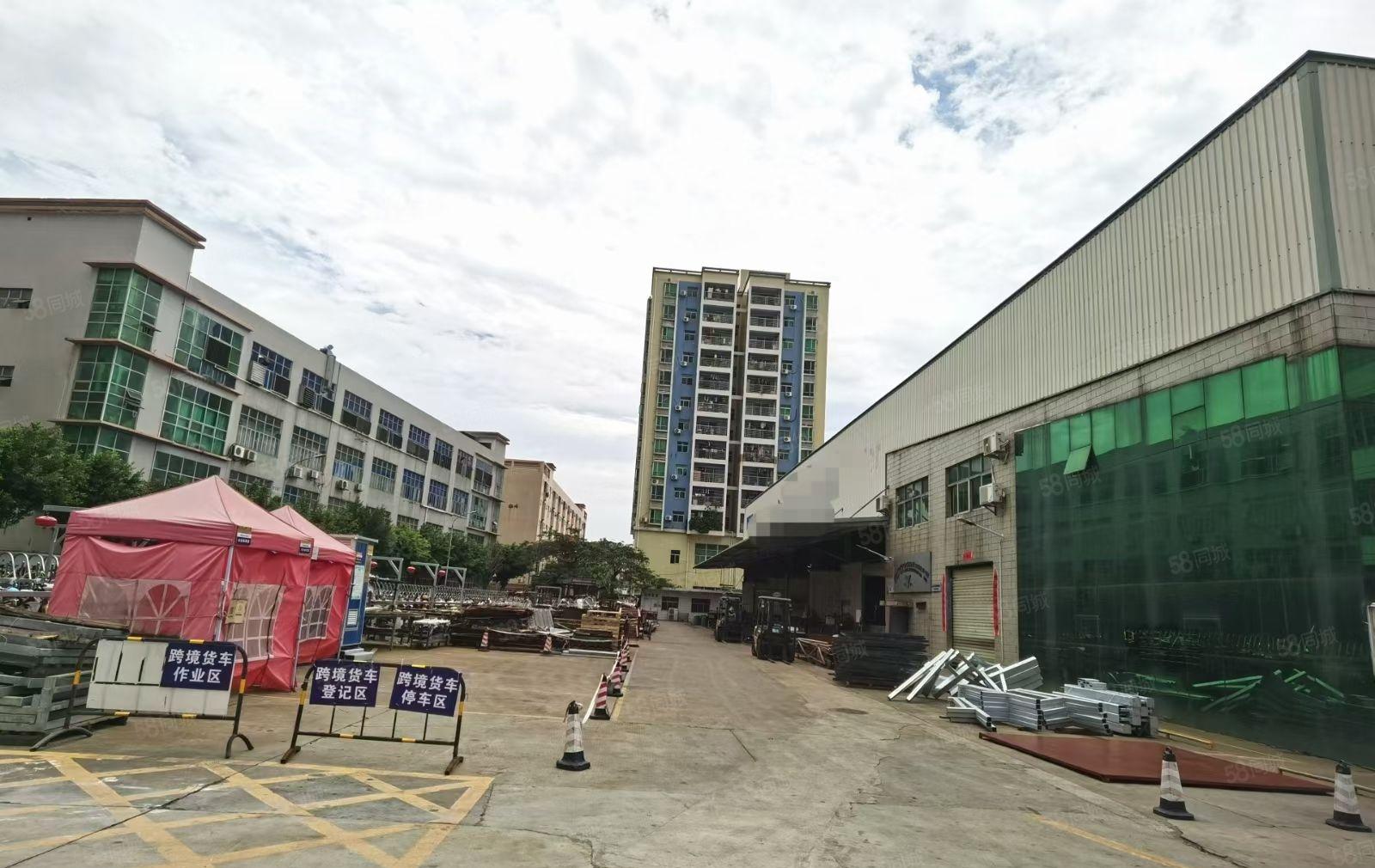 松岗一手房东独院一楼单一层标准钢钩9200平出租可分租