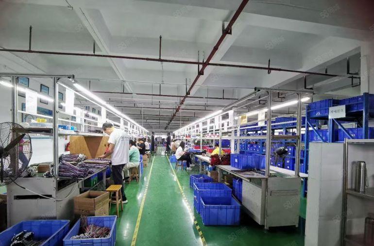 宝安松岗原房东整层精装修低价重工业厂房1000平仓库电子设备