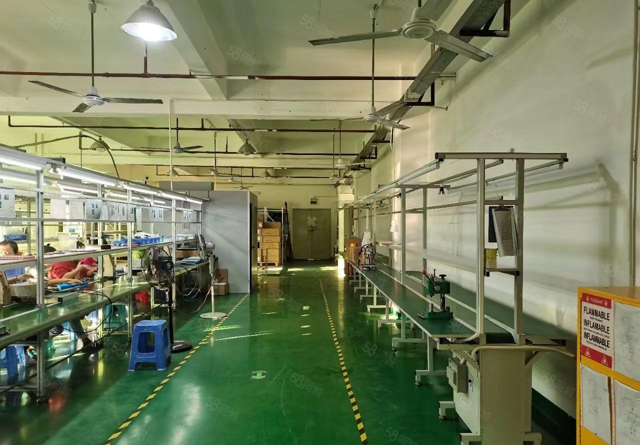 福永塘尾唐美商场附近楼上900平米精装修厂房出租招租分租独院