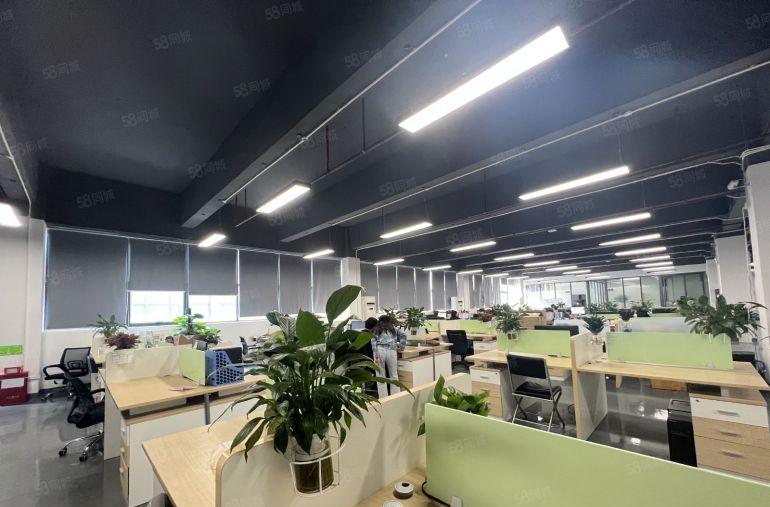 福永桥头地铁口边精装修厂房仓库办公室1500平方出租转分租