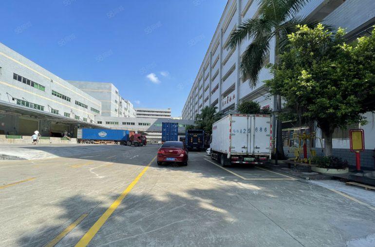 沙井马安山原房东一楼300平方起租仓库厂房超大空地带卸货平台