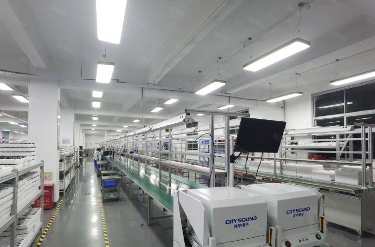 松岗大田洋楼上整层1000平方带精装修原房东低价仓库厂房出租