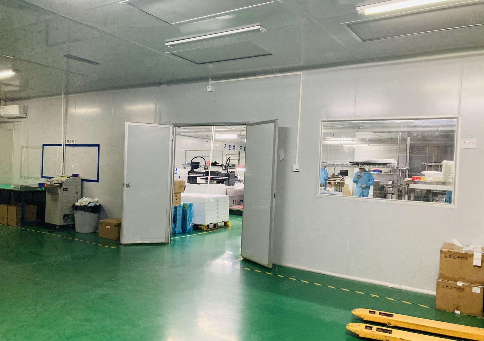 带无尘车间！福永桥头楼上精装1100平红本厂房出租无转让费