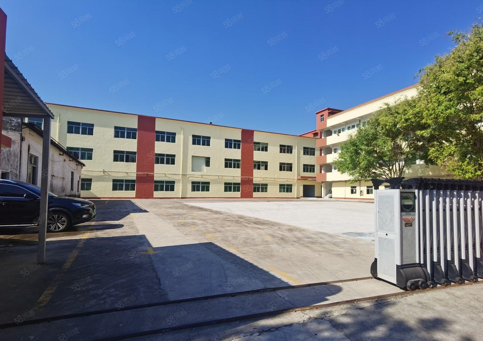 原房东直租松岗燕罗独院8800平仓库厂房空地大交通便利可分租