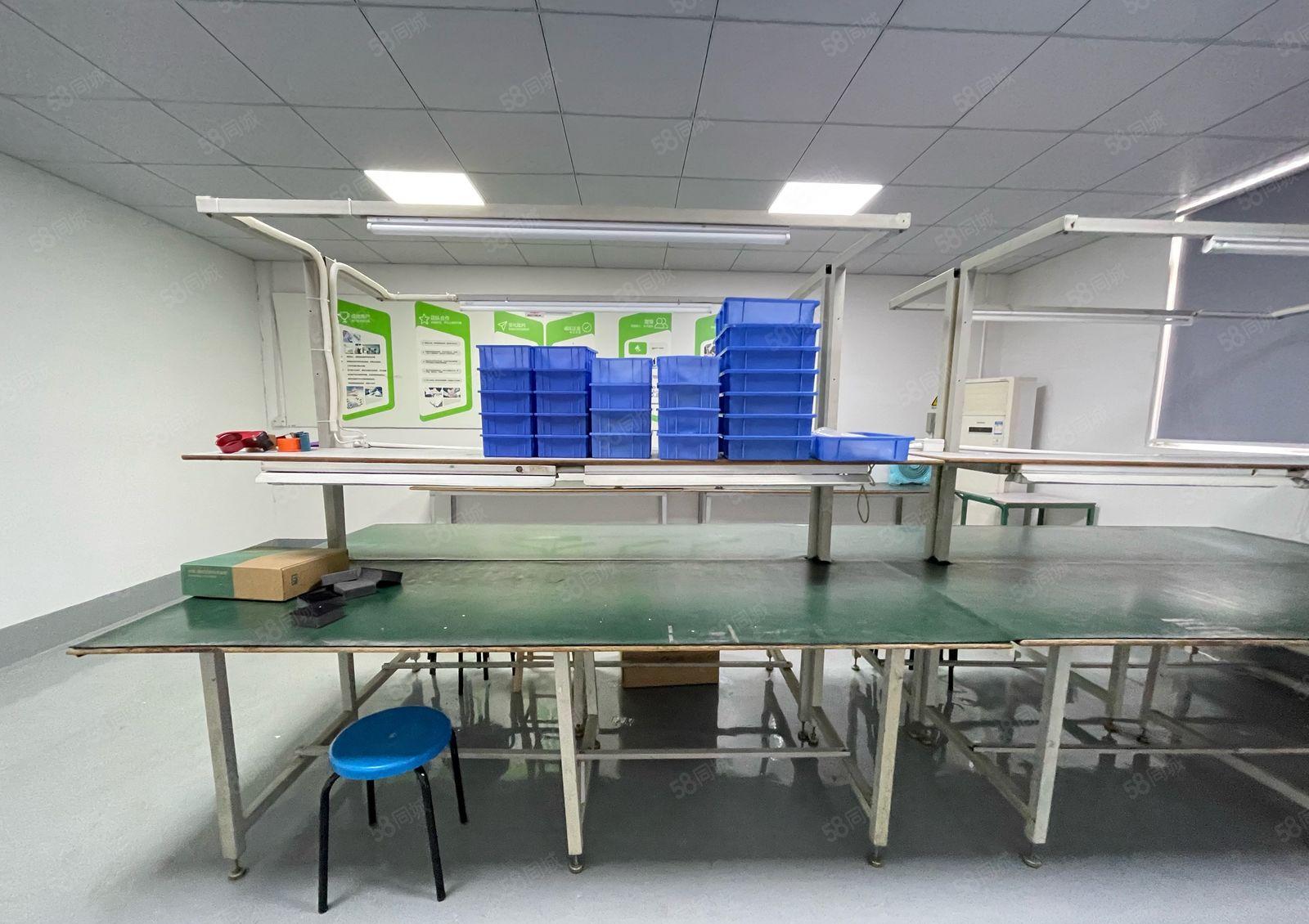 西乡固戍大型工业区，电梯口带装修300平厂房出租，租金便宜