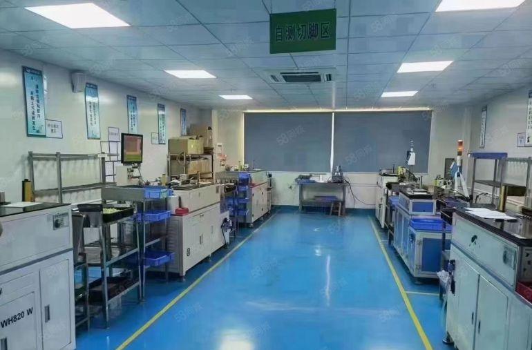 沙井新桥街道工业区楼上1500平厂房出租带现成装修可大小分租