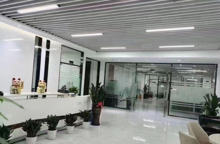 沙井新桥街道工业区楼上1500平厂房出租带现成装修可大小分租