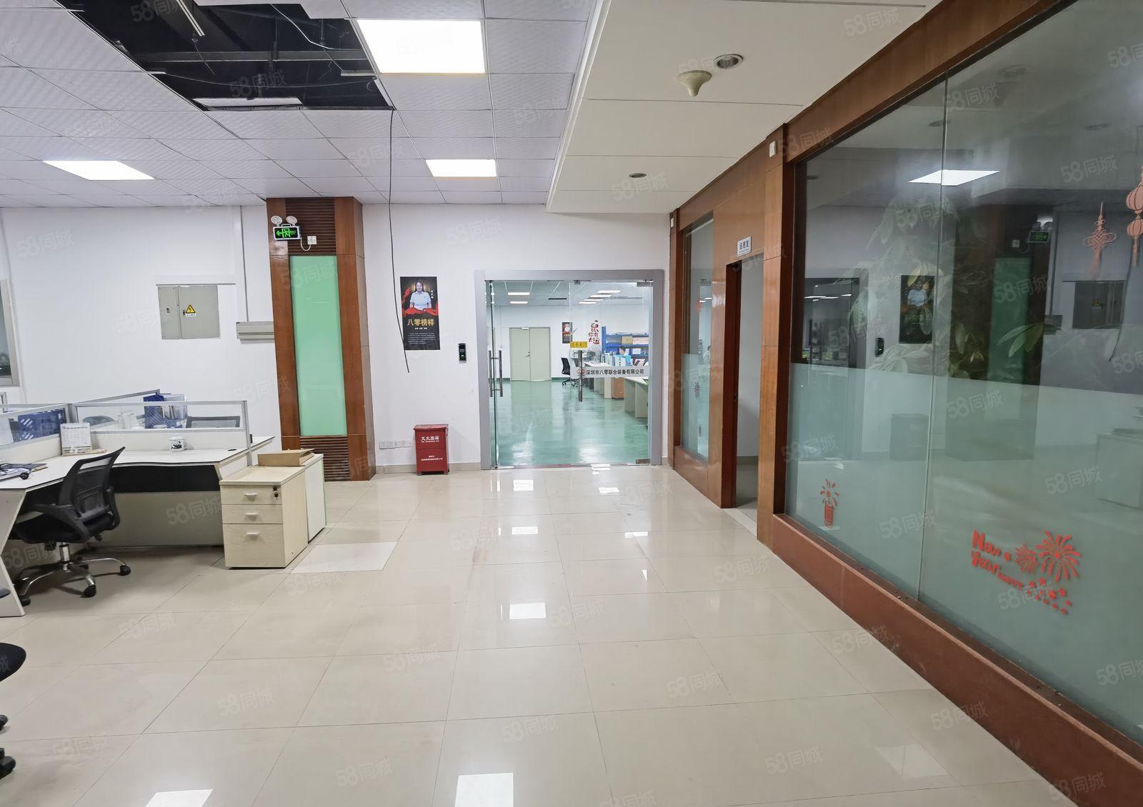 福永塘尾地铁口23楼2800平方带装修厂房出租500平起分