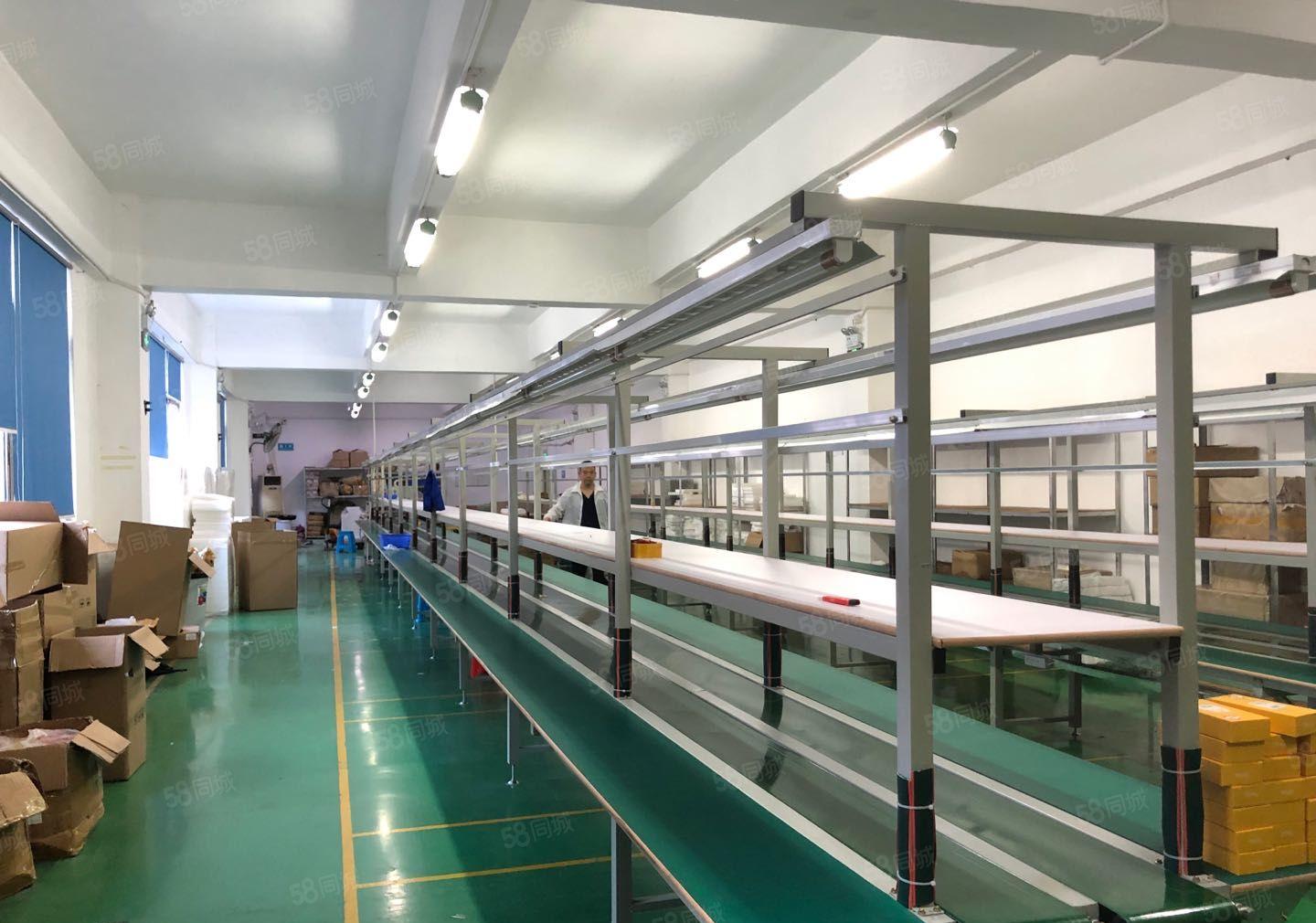 沙井黄埔楼上800 村委厂房 水电到位 带办公室拎包生产