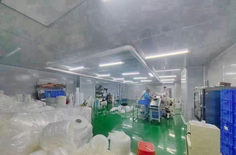 福永桥头地铁口精装修1100平厂房出租无尘车间可分租仓库出租