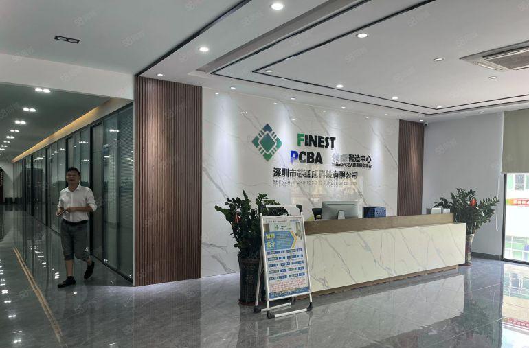 福永地铁口3500平精装修办公研发无车车间贴片厂房低价出租