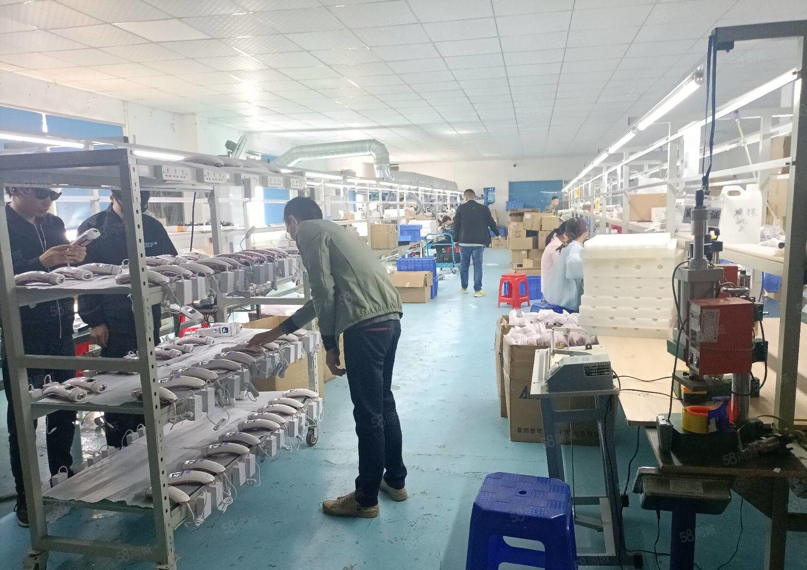 300起分租宝安沙井马安山地铁口原房东红本1000厂房出租