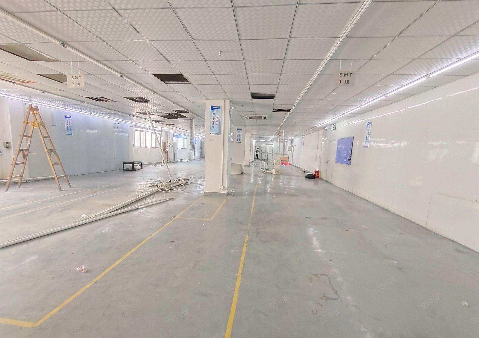 西乡，鹤洲，桃源居附近，楼上带装修1000厂房出租，租金26