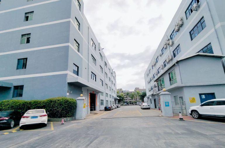 沙井高速口 新沙路工业园5600平独院厂房 带装修可分组