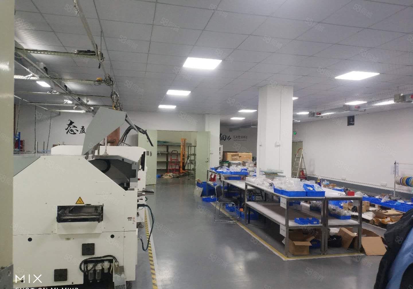 福永和平500平大型园区带现成装修厂房仓库出租分租面积实用