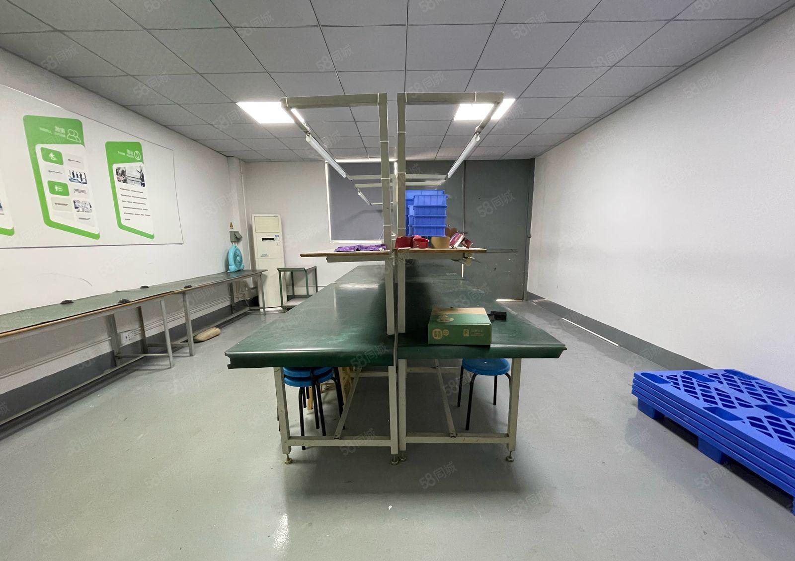 西乡固戍大型工业区，电梯口带装修300平厂房出租，租金便宜