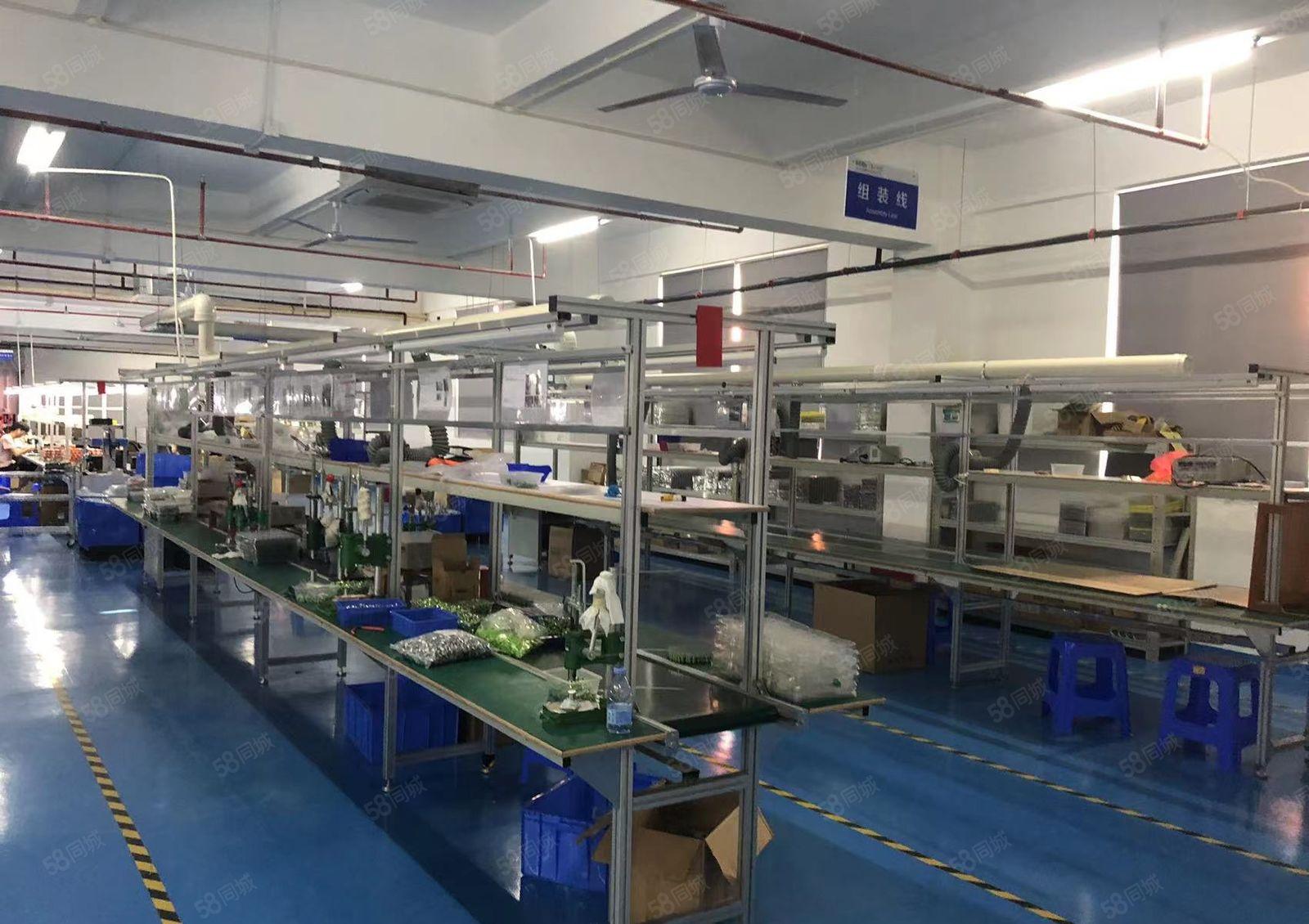 宝安新安整层1600平方厂房出租