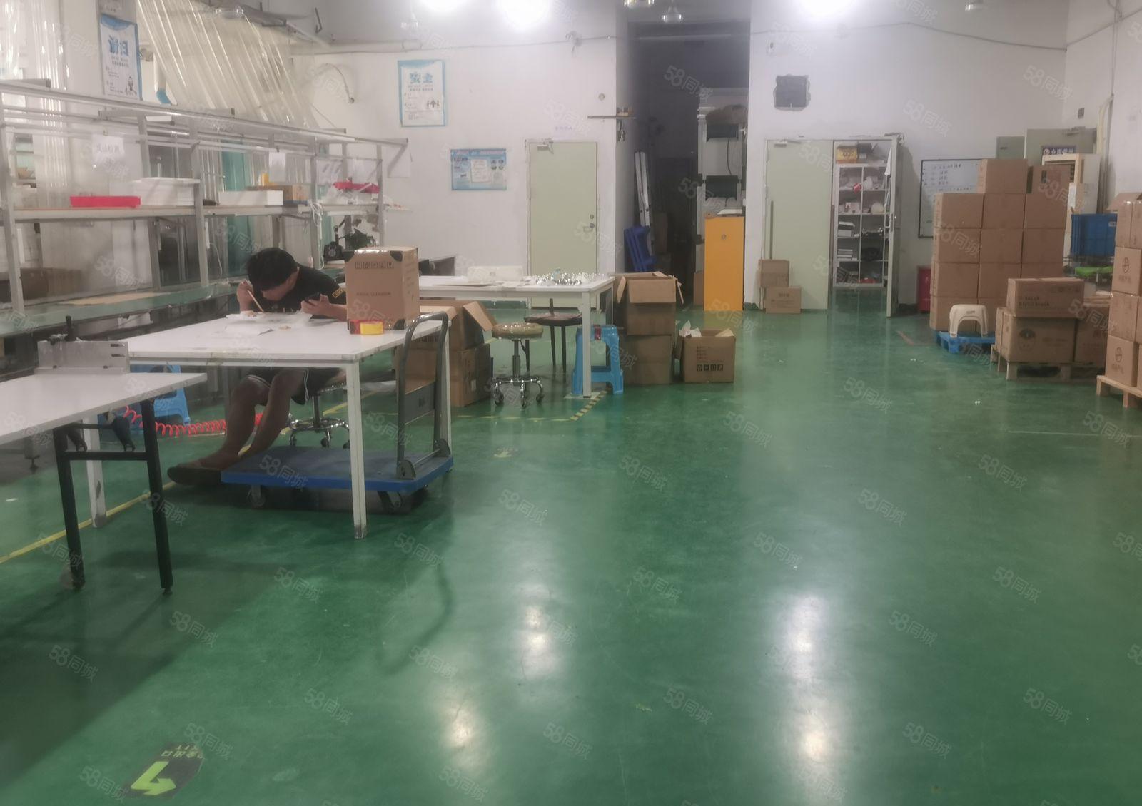 福永塘尾楼上1380平米厂房带装修出租