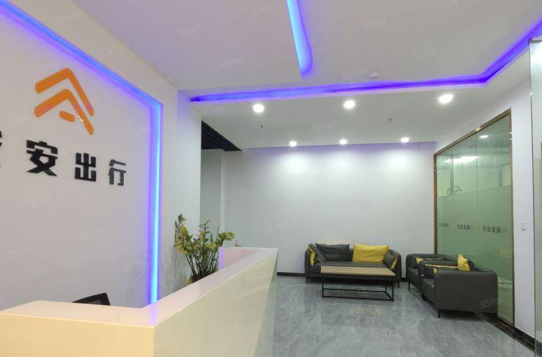 西乡航城楼上豪华装修350平全套家私空调3加1电商研发中心