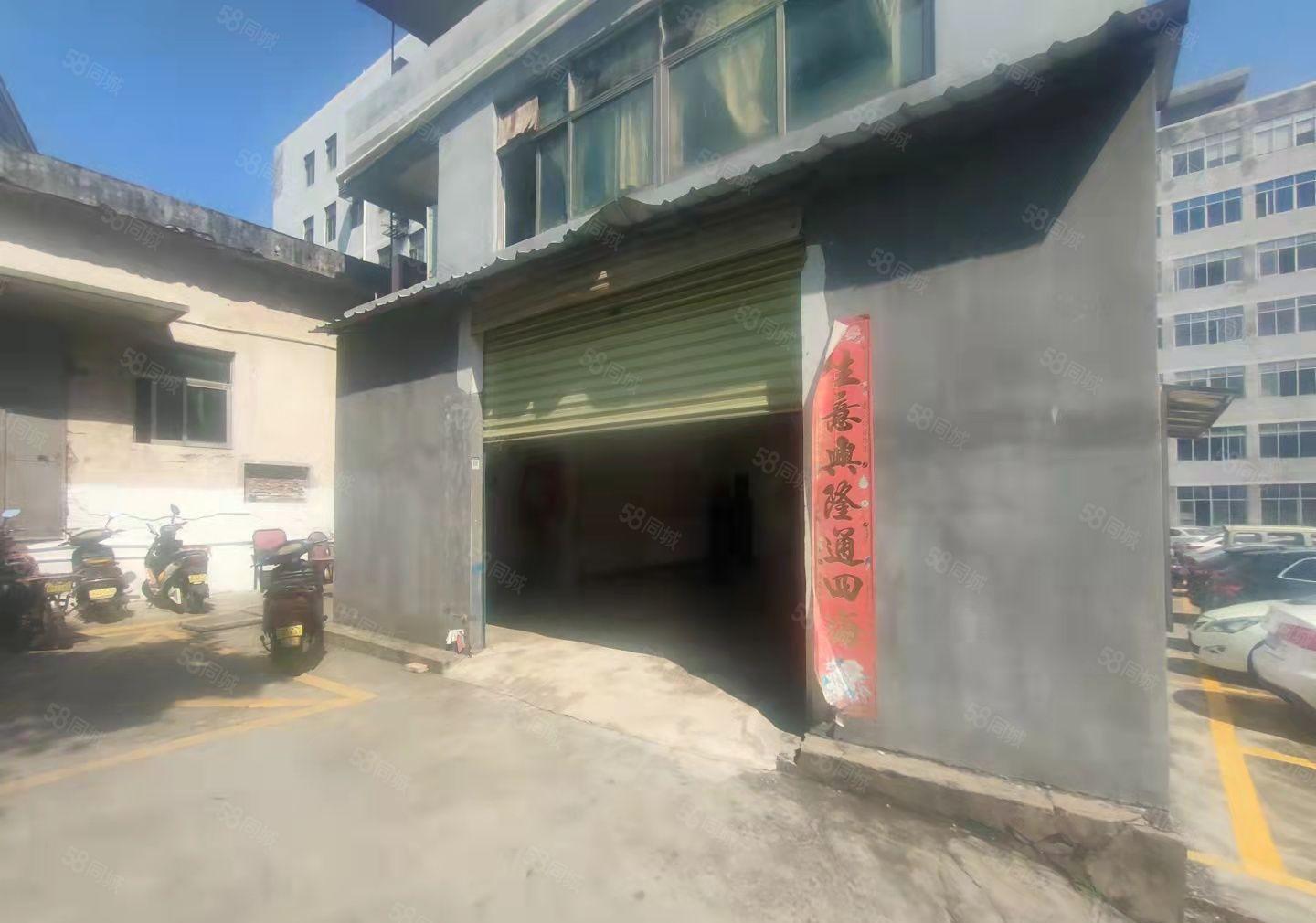 福永新田社区一楼168平厂房仓库出租交通便利易招工形象好