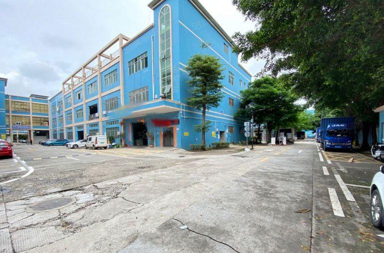 宝安松岗大田洋工业区花园式厂房出租一楼1200平方环境形象好