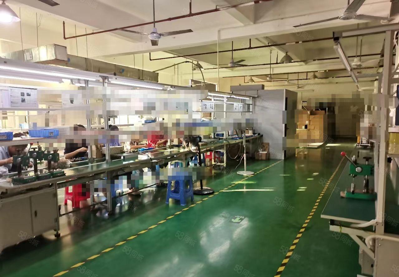 福永塘尾唐美商场附近楼上900平米精装修厂房出租招租分租独院