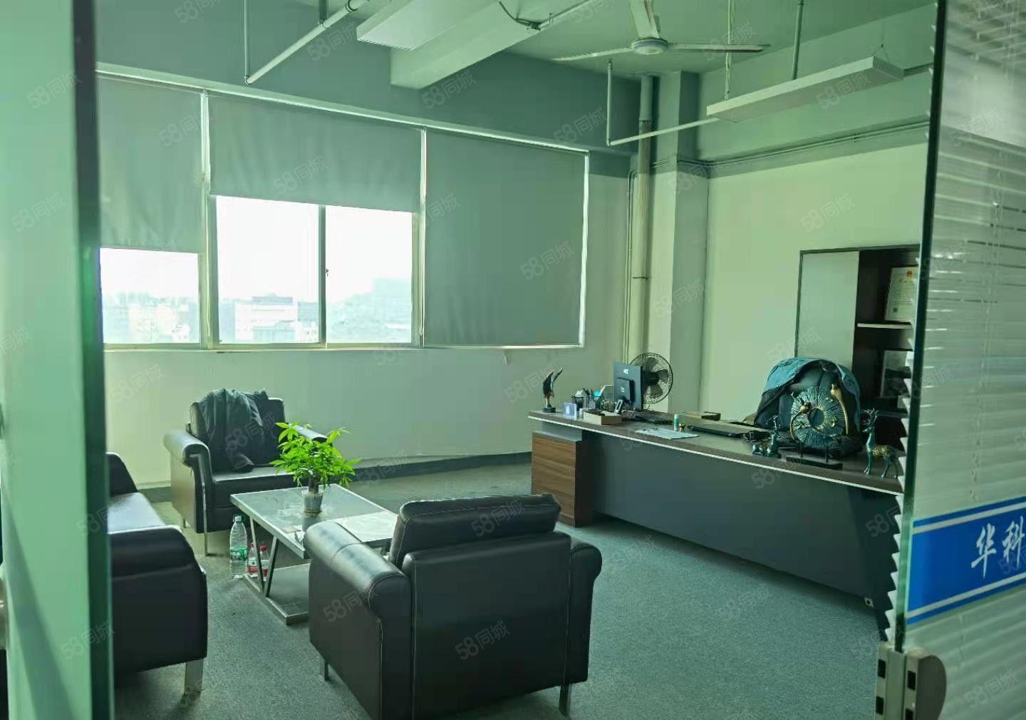 石岩地铁口单层面积1960平方带装修厂房招租可分半