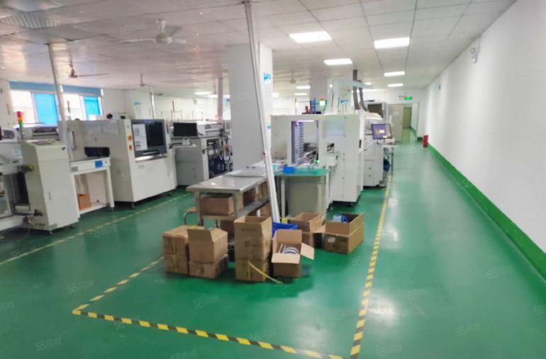 松岗地铁站大型工业园区带红本300平厂房仓库出租精装修空地大