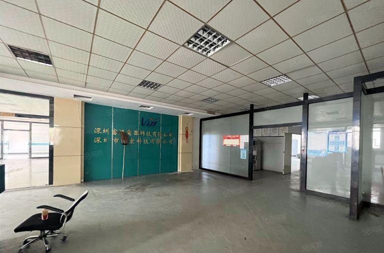 沙井地铁口万丰海岸城楼上厂房出租可分租可做办公生产仓库精装修