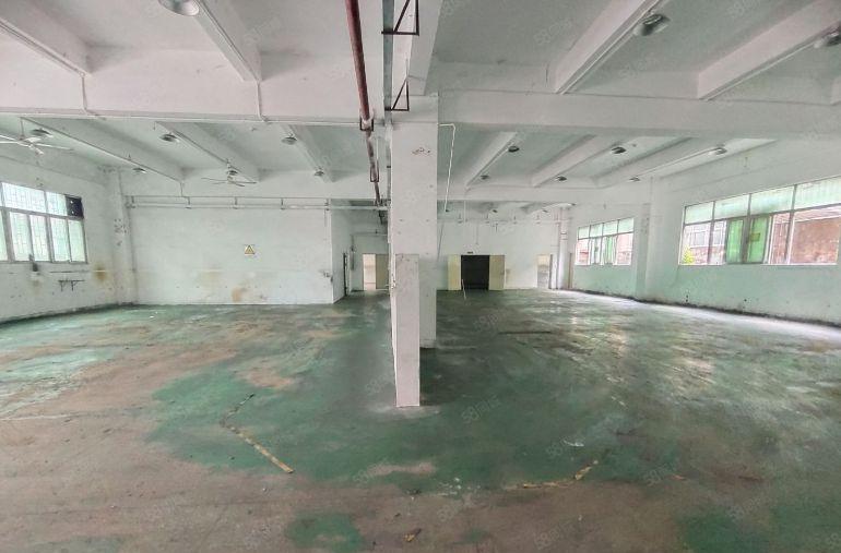 西乡鹤洲正规工业园，一楼带装修800平厂房，带行车，租金便宜