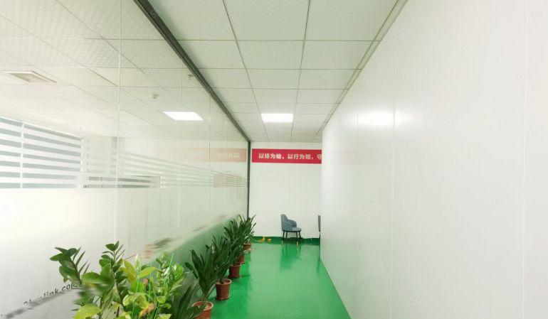 西乡固戍电改园区500平精装修宝安大道边组装电子电商厂房出租