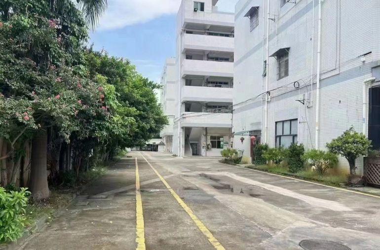 宝安松岗外环高速出口实际面积村委原房东厂房出租3层4500平