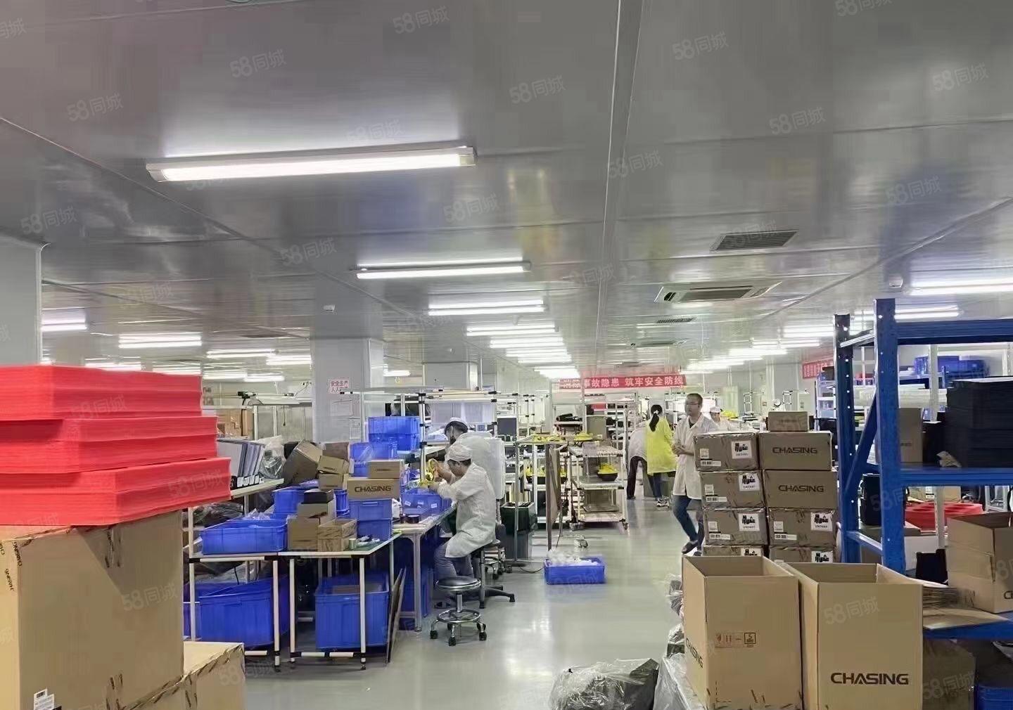 沙井东环路黄埔工业区独院厂房二楼整层2600平，带精装修