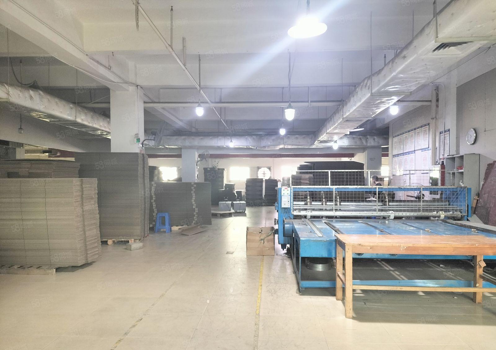 沙井黄埔107国道旁工业园区楼上1000平厂房出租