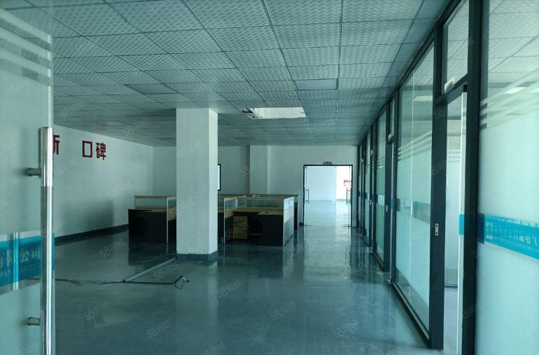 沙井地铁口独门独院楼上1000平精装办公研发厂房，可分租
