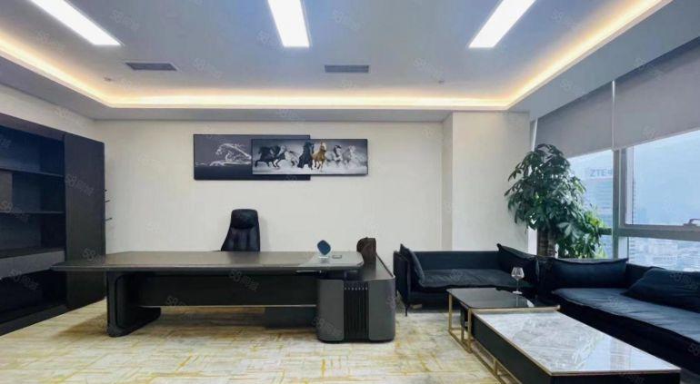 福永地铁口200平起租精装办公室研发办公贸易电商仓库带家私