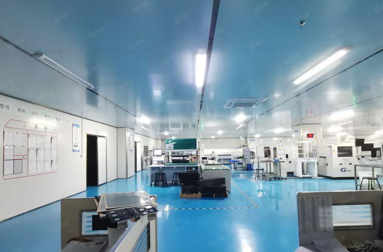 福永塘尾1450平方精装修无尘车间工业园区厂房低价出租