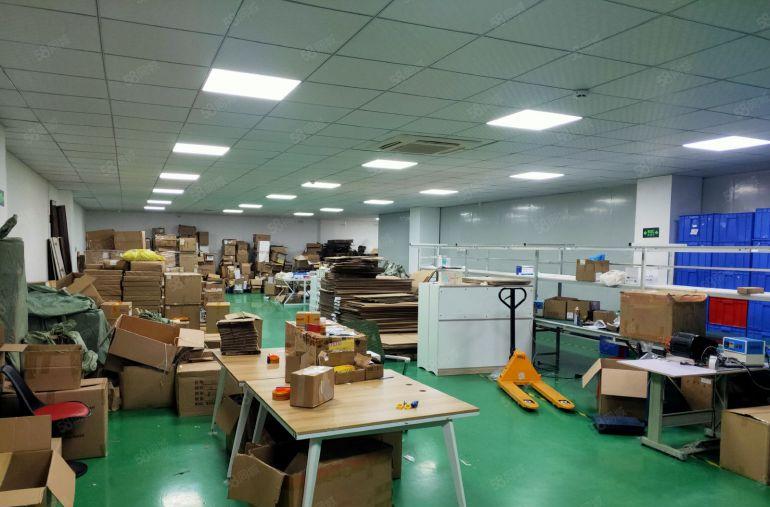 松岗1341平精装修厂房出租107国道边原房东工业园仓库分租