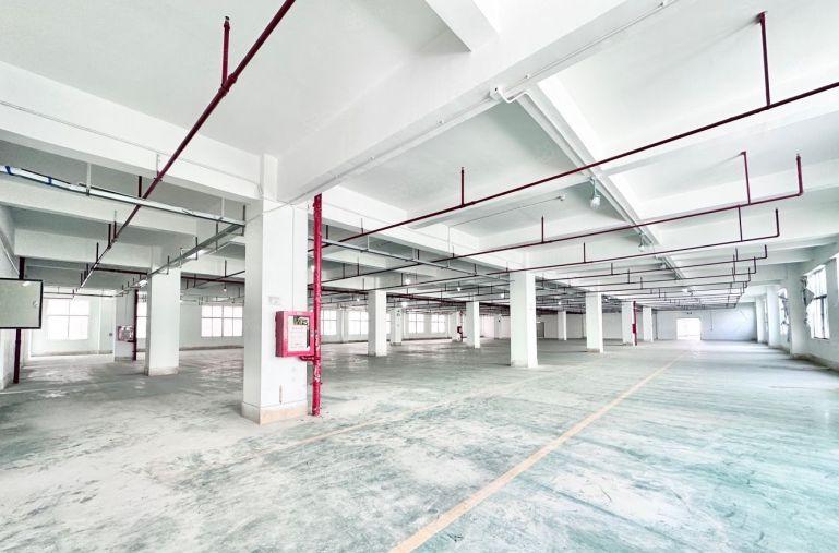 沙井工业区原房东红本厂房仓库楼上3400平出租可分租好进大车