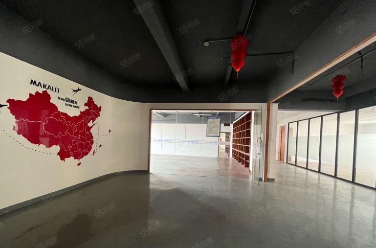 福永工业区1500平精装修带现成办公室仓库厂房低价出租