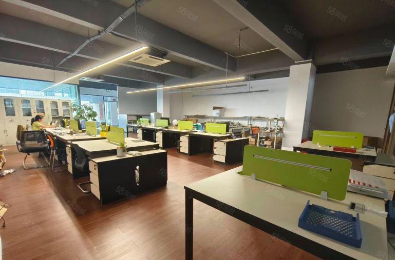 松岗溪头地铁口原房东500平精装修办公室厂房出租招租