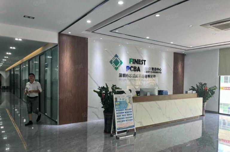 宝安西乡楼上500到1700平精装修厂房无尘车间办公出租分租