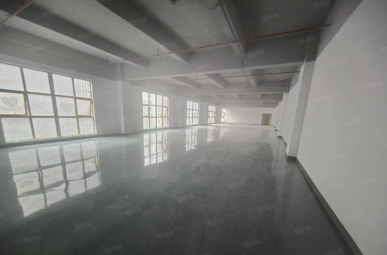 西乡银田独门独院楼上500平方精装修厂房出租落地窗超好采光