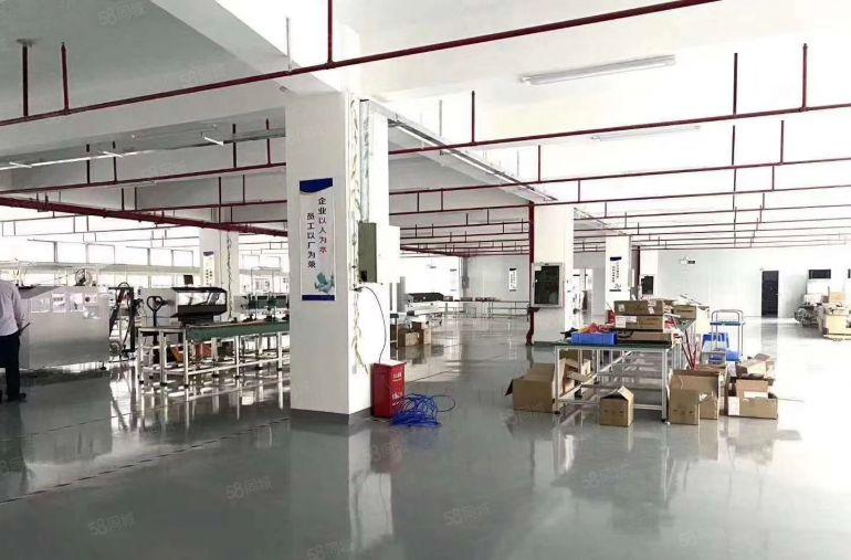 沙井新桥工业区2万平红本厂房原房东出租一楼500起分租