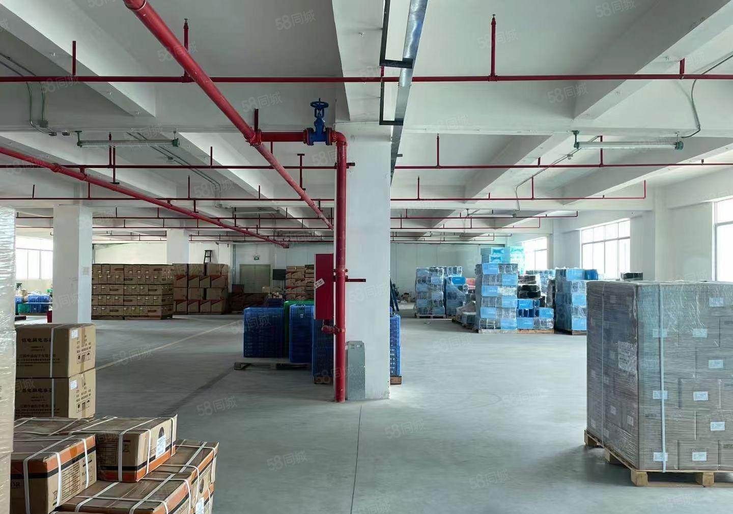 福永国道附近原房东楼上1000平精装修厂房仓库出租，可办环评